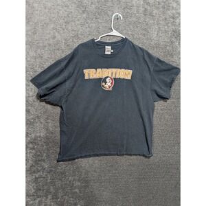 Gildan FSU Seminoles Tradition T-Shirt Mens 2XL Black Florida State University